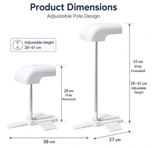 Under Sheet Bed Sleep Fan Night Sweat Relief Cooling Sleep Fan for Bedroom with Adjustable Height