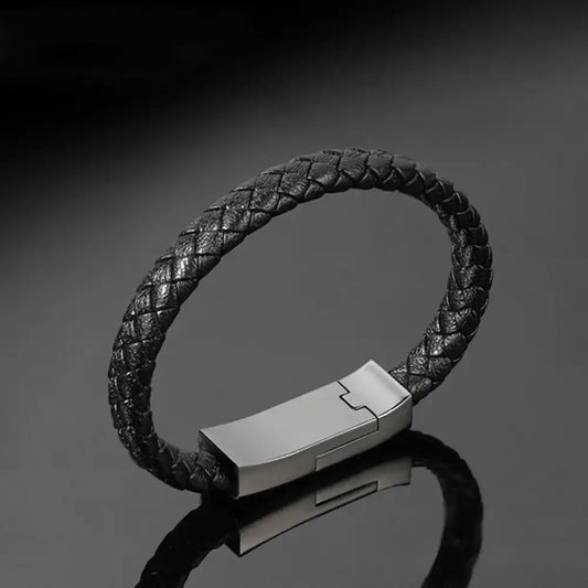 USB C to USB C Bracelet USB Cable Type C Portable Fast Charging Cord Bracelet for Samsung Huawei Xiaomi Phone Short Cables